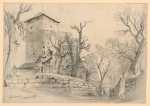 Nürnberger Burg, Deutschland von William Trost Richards