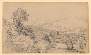 Studie einer Landschaft