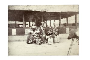 Einheimische Häuptlinge und Harem, Mendi-Land von William Turnbull Balmer