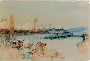 Regensburg von der Brücke aus gesehen