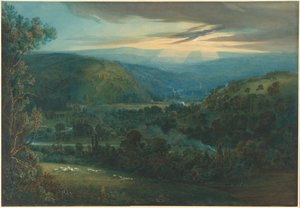 Morgendämmerung in den Tälern von Devon