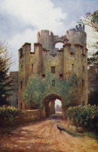 Warwick Castle: Zugbrücke und Fallgatter von William W. Quatremain