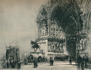 Johanna von Orléans, Reims, 1928 von William Walcot