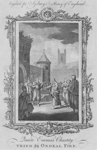 Die Keuschheit von Königin Emma wird durch Feuerprobe geprüft, 1773