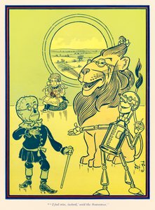 „Ich fühle mich weise“, sagte die Vogelscheuche. aus „Der Zauberer von Oz“ von L. Frank Baum von William Wallace Denslow