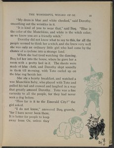 Illustration aus "Der wunderbare Zauberer von Oz" von Lyman Frank Baum