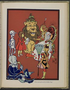 Illustration aus "Der wunderbare Zauberer von Oz" von Lyman Frank Baum von William Wallace Denslow