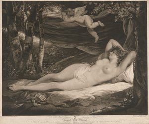 Die schlafende Nymphe von William Ward
