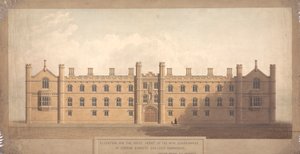 Erhebung für die Westfront des neuen Quadrangles des Corpus Christi College, Cambridge