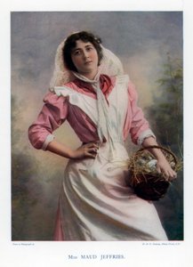 Maud Jeffries, amerikanische Schauspielerin, 1901