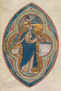 Miniatur aus einem Kompendium in historiae genealogia Christi, 1200-1250 von William de Brailes