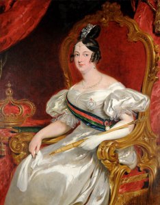 Porträt von D. Maria II, Königin von Portugal