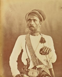 Porträt eines Sikh-Kriegers von Willoughby Wallace Hooper