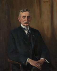 Jacob Christiaan Koningsberger (1867-1951). Vorsitzender des Volksrates (1918-19) von Willy Sluiter