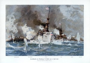 Schlacht von Santiago de Cuba, 3. Juli 1898, 1900