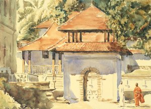 Tempel des Zahns, Seiteneingang