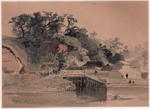 Landschaft mit Brücke von Winckworth Allan Gay