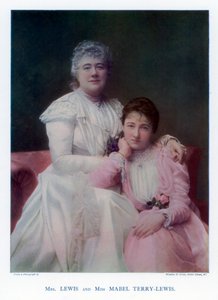 Mrs. Lewis Kate Terry und Miss Mabel Terry-Lewis, britische Schauspielerinnen, 1901 von Window and Grove