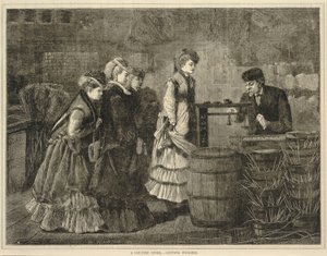 Ein Landladen--Gewogen werden, aus Every Saturday: A Journal of Choice Reading, 25. März 1871