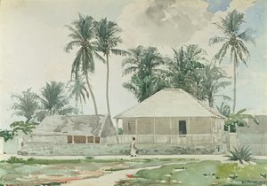 Hütten, Nassau, 1885 von Winslow Homer