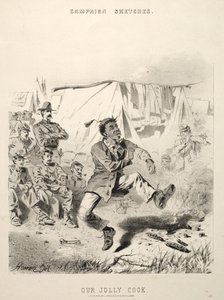 Kampagnenskizzen: Unser fröhlicher Koch, 1863 von Winslow Homer