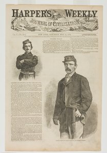 Oberst Wilson von Wilsons Brigade und Oberst Ellsworth von den Fire Zouaves