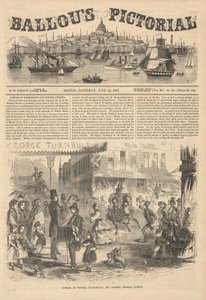 Ecke Winter-, Washington- und Summer-Straßen, Boston, aus Ballou