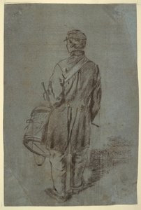 Trommler von hinten gesehen, wahrscheinlich 1864 von Winslow Homer