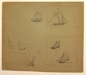 Skizzen von Segelschiffen, 1881–82 von Winslow Homer