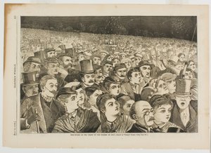 Feuerwerk in der Nacht des vierten Juli von Winslow Homer