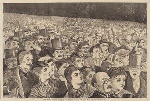 Feuerwerk in der Nacht des vierten Juli von Winslow Homer