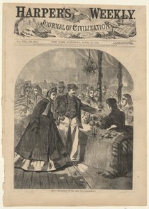 Blumenabteilung der großen Messe, aus Harper von Winslow Homer