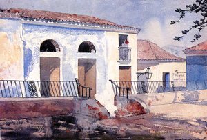 Haus in Santiago, Kuba, ca. 1885 von Winslow Homer