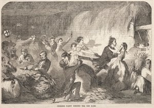 Schälparty findet die roten Ohren, 1857 von Winslow Homer