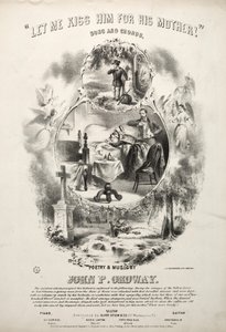 Lass mich ihn für seine Mutter küssen - Notenblatt Cover von Winslow Homer