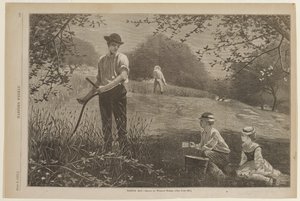 Heu machen von Winslow Homer