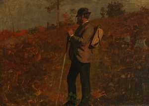 Mann mit Rucksack, 10. Oktober 1873 von Winslow Homer
