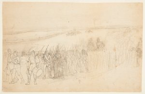 Marschierende Infanteriekolonne von Winslow Homer