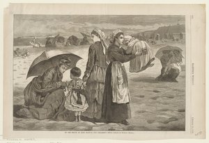 Am Strand von Long Branch - Die Stunde der Kinder von Winslow Homer