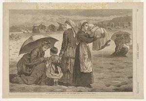 Am Strand von Long Branch - Die Stunde der Kinder von Winslow Homer