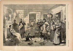 Die Spendenparty unseres Ministers von Winslow Homer