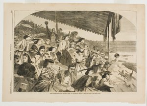 Unsere Wasserplätze—Pferderennen in Saratoga von Winslow Homer