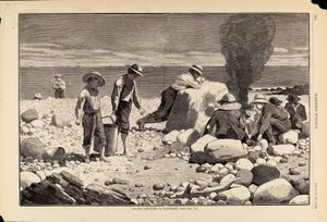 Skizzen am Meer--Ein Muschelbacken, aus Harper