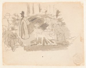 Soldaten beim Campen