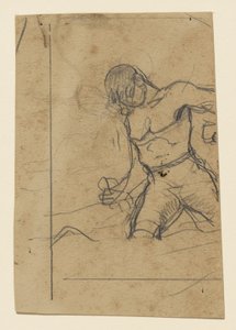 Stehender Mann (Studie für Undertow) von Winslow Homer