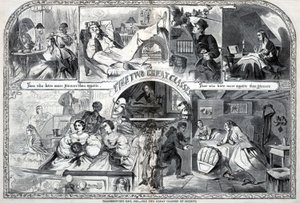 Erntedankfest, 1860, Die zwei großen Gesellschaftsklassen, aus Harper