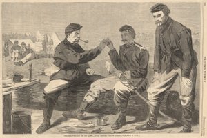 Thanksgiving Day in der Armee von Winslow Homer