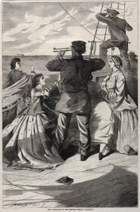 Das Herannahen des britischen Piraten Alabama, 1863 von Winslow Homer