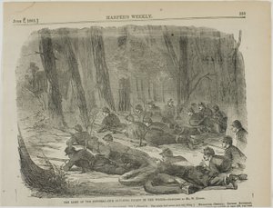 Die Armee des Potomac—Unsere Außenposten im Wald von Winslow Homer