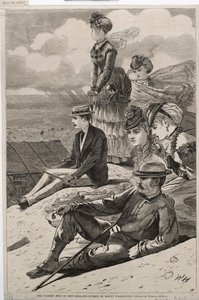 Der kühlste Ort in Neuengland - Gipfel des Mount Washington, 1870 von Winslow Homer